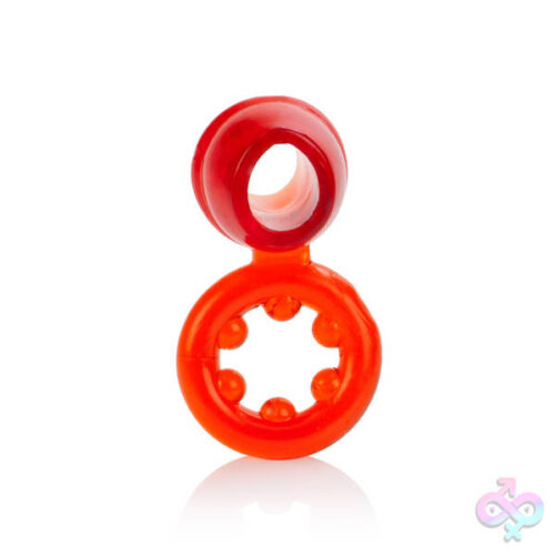 CalExotics Sex Toys - Dual Support Magnum Ring - Red