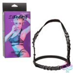 Euphoria Collection Halter Buckle Harness - Black - Image 6
