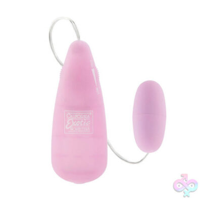 First Time Satin Teaser Pink vibrating bullet by CalExotics