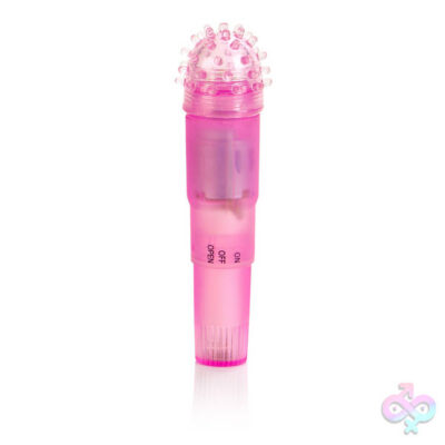 First Time Travel Teaser Kit purple clitoral vibrator by CalExotics with 3 interchangeable tips