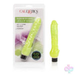 CalExotics Sex Toys - Glow-in-the-Dark Jelly Penis Vibe 7 Inches - Green