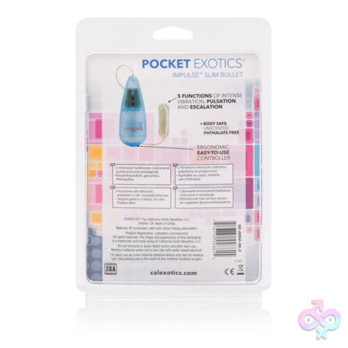 Calexotics Sex Toys - Impulse Pocket Paks Slim Silver Bullet