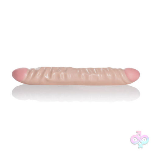 CalExotics Sex Toys - Ivory Duo 12 Inches Veined Double Dong