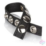 CalExotics Sex Toys - Leather Multi-Snap Ring