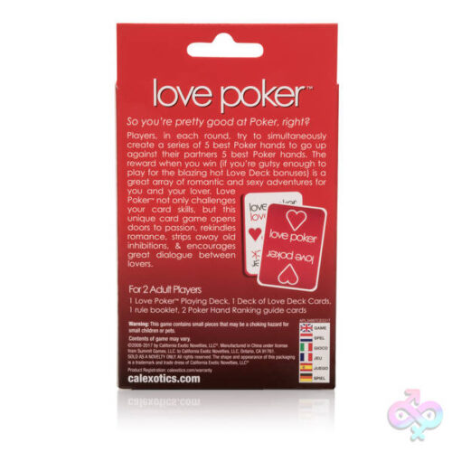 CalExotics Sex Toys - Love Poker Card Game
