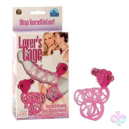 CalExotics Sex Toys - Lovers Cage Stretchy Cock Cage Comfortable Scrotum Cage - Pink
