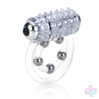 Maximus Enhancement Ring 5 Stroker Beads Rechargeable Clear by CalExotics