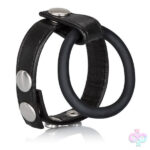 CalExotics Sex Toys - Medium Leather Ball Spreader
