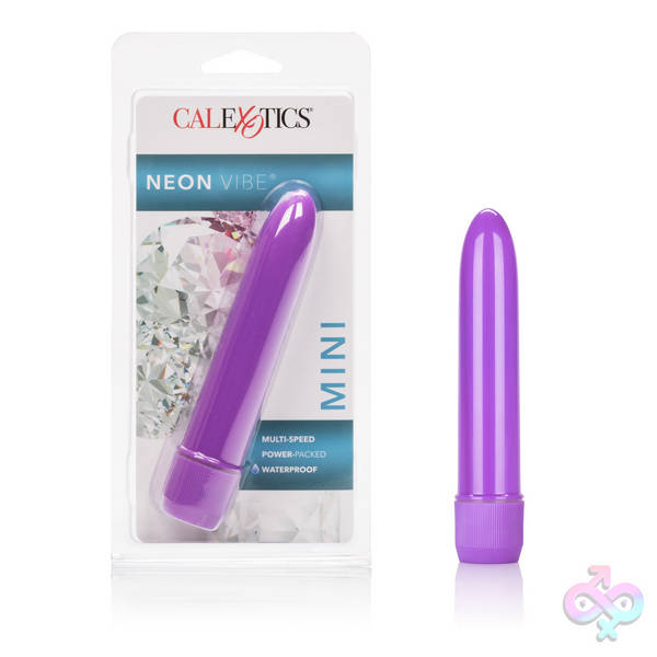 Mini Neon Multi-Speed Vibe 4.5 Inches - Purple CalExotics Sex Toys - Mini Neon Multi-Speed Vibe 4.5 Inches - Purple