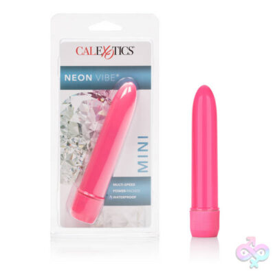 CalExotics Sex Toys - Mini Neon Vibe Multi-Speed Vibe 4.5 Inches - Pink