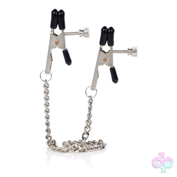 Nipple Play Bull Nose Nipple Clamps CalExotics Sex Toys - Nipple Play Bull Nose Nipple Clamps