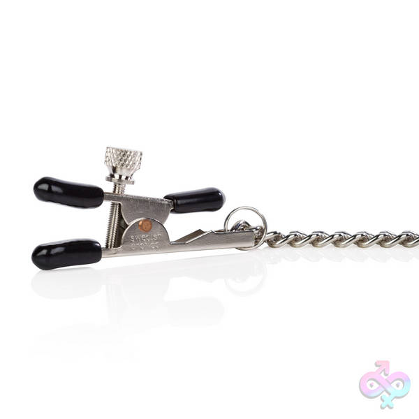 Nipple Play Bull Nose Nipple Clamps CalExotics Sex Toys - Nipple Play Bull Nose Nipple Clamps