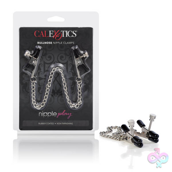 Nipple Play Bull Nose Nipple Clamps CalExotics Sex Toys - Nipple Play Bull Nose Nipple Clamps
