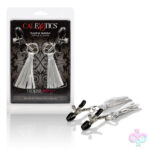 CalExotics Sex Toys - Nipple Play Playful Tassels Nipple Clamps - Silver