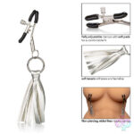 CalExotics Sex Toys - Nipple Play Playful Tassels Nipple Clamps - Silver