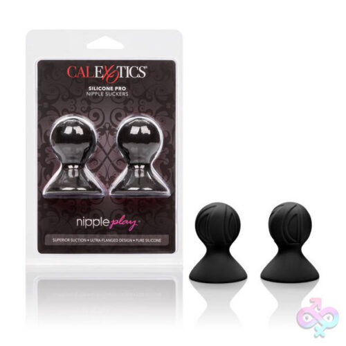 CalExotics Sex Toys - Nipple Play Silicone Pro Nipple Suckers - Black