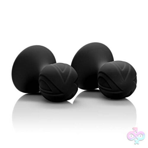 CalExotics Sex Toys - Nipple Play Silicone Pro Nipple Suckers - Black