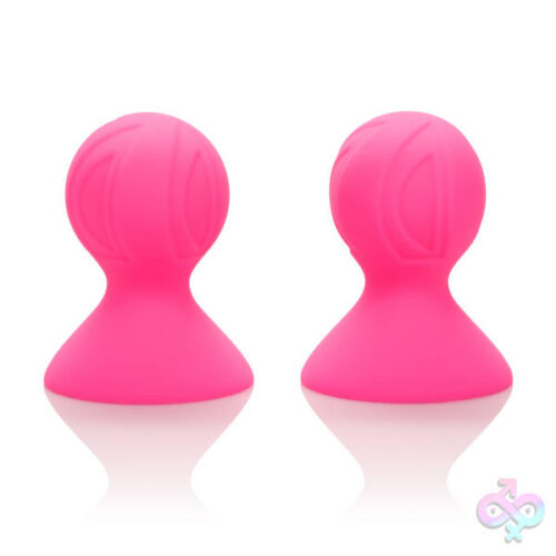 CalExotics Sex Toys - Nipple Play Silicone Pro Nipple Suckers - Pink