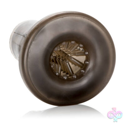 Optimum Power Ultimate Power Stroker by CalExotics — black automatic masturbator with textured sleeve