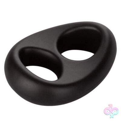 Optimum Series Rechargeable EZ Pump Kit by CalExotics — black automatic penis pump with silicone ring