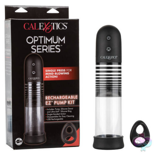 CalExotics Sex Toys - Optimum Series Rechargeable Ez Pump Kit