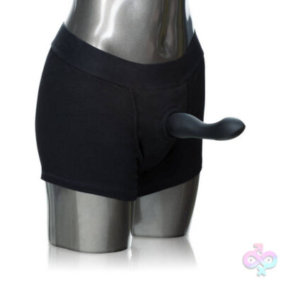 Packer Gear Black Boxer Brief Harness 2XL/3XL by CalExotics — plus-size strap-on harness