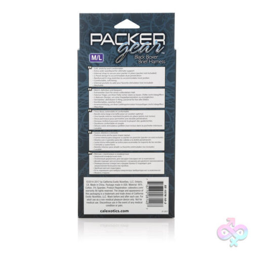 CalExotics Sex Toys - Packer Gear Boxer Brief Harness  - Medium/large - Black