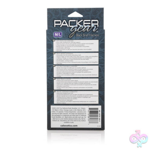 CalExotics Sex Toys - Packer Gear Brief Harness - Medium/large - Black