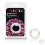 CalExotics Sex Toys - Pearl Beaded Prolong Rings - White