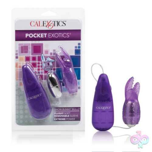 Calexotics Sex Toys - Pocket Exotics Snow Bunny Bullet - Purple