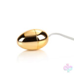CalExotics Sex Toys - Pocket Exotics Vibrating Egg - Gold