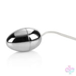 CalExotics Sex Toys - Pocket Exotics Vibrating Egg - Silver