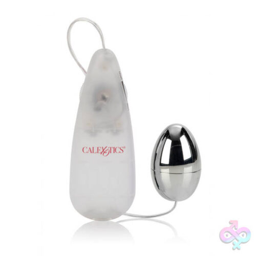 CalExotics Sex Toys - Pocket Exotics Vibrating Egg - Silver