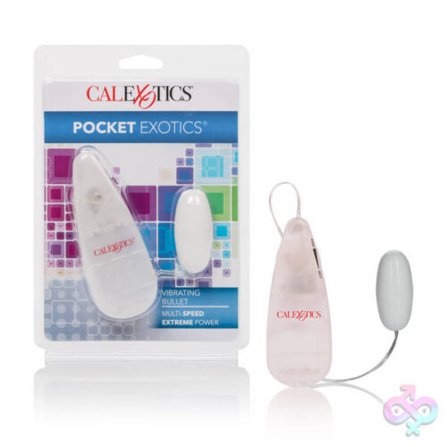 CalExotics Sex Toys - Pocket Exotics Vibrating Ivory Bullet