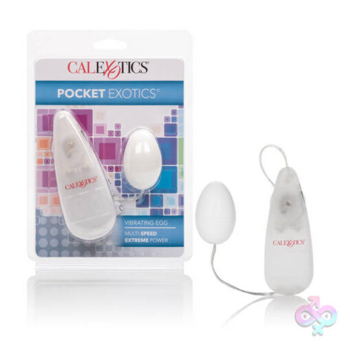 CalExotics Sex Toys - Pocket Exotics Vibrating Ivory Egg