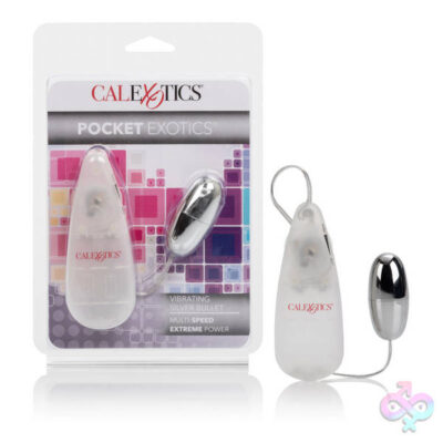 CalExotics Sex Toys - Pocket Exotics Vibrating Silver Bullet
