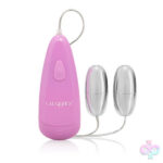 CalExotics Sex Toys - Pocket Exotics Waterproof Double Silver Bullets -  Pink