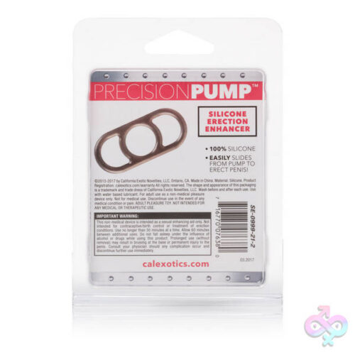 CalExotics Sex Toys - Precision Pump Silicone Erection Enhancer - Smoke