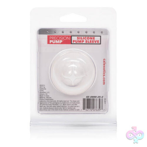 CalExotics Sex Toys - Precision Pump Silicone Pump Sleeve - Clear