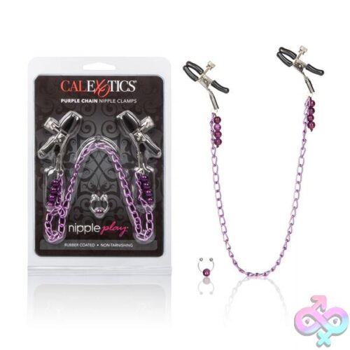 Purple Chain Nipple Clamps - Image 5