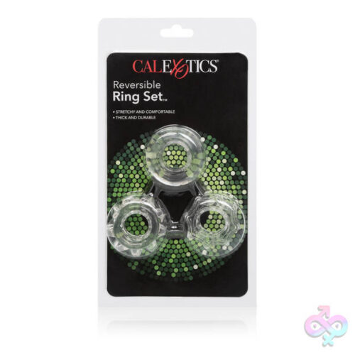CalExotics Sex Toys - Reversible Ring Set - Clear