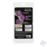 CalExotics Sex Toys - Reversible Ring Set - Purple