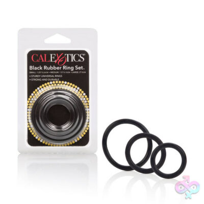 CalExotics Sex Toys - Rubber Ring 3 Piece Set - Black