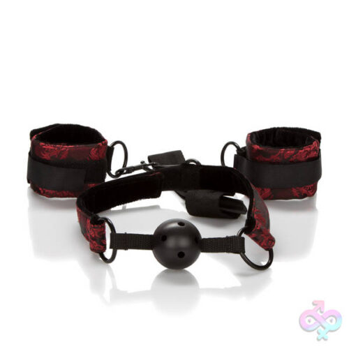 CalExotics Sex Toys - Scandal Breathable Ball Gag With Cuffs