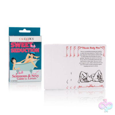 Seduction Game couples card deck by CalExotics — 54 playing cards for adult couples