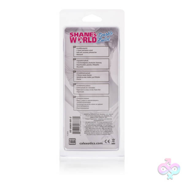 Shane's World Sparkle Bullet - Pink CalExotics Sex Toys - Shane's World Sparkle Bullet - Pink