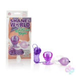 CalExotics Sex Toys - Shane's World Vibrating Turbo Suction Tongue - Purple