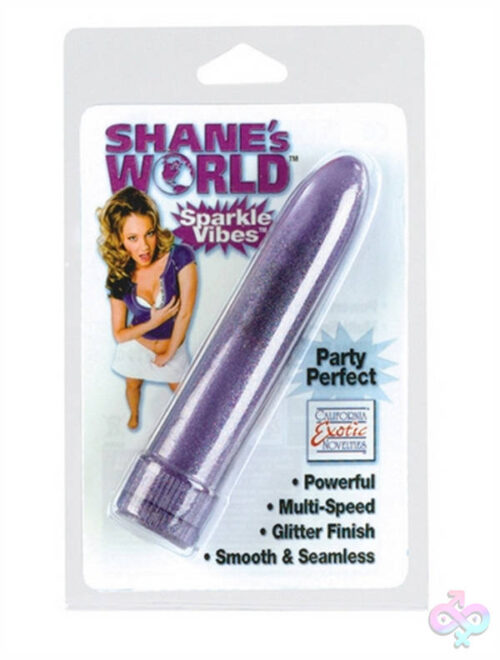 CalExotics Sex Toys - Shanes World Sparkle Vibes - Purple