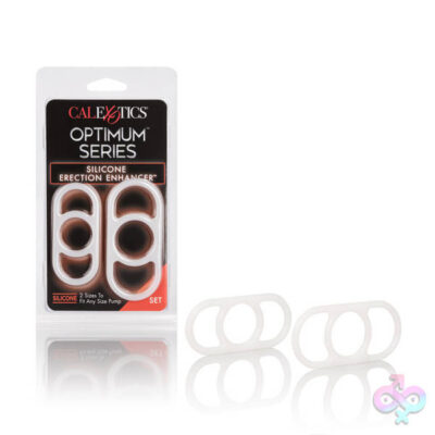 Silicone Erection Enhancer Set of Two by CalExotics — clear phthalate-free rings