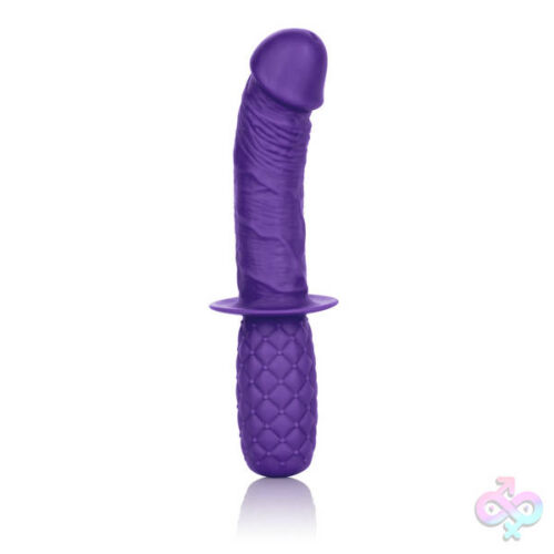 CalExotics Sex Toys - Silicone Grip Thruster - Purple